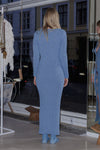BASERANGE LOULOU Dress DRLOU-CO-AU23 Blue Mix